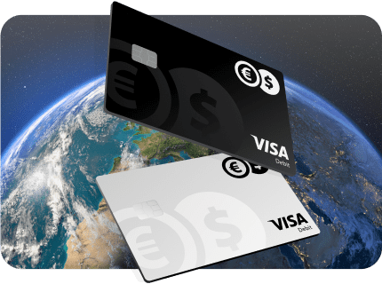 Multi-currency card for payments worldwide
